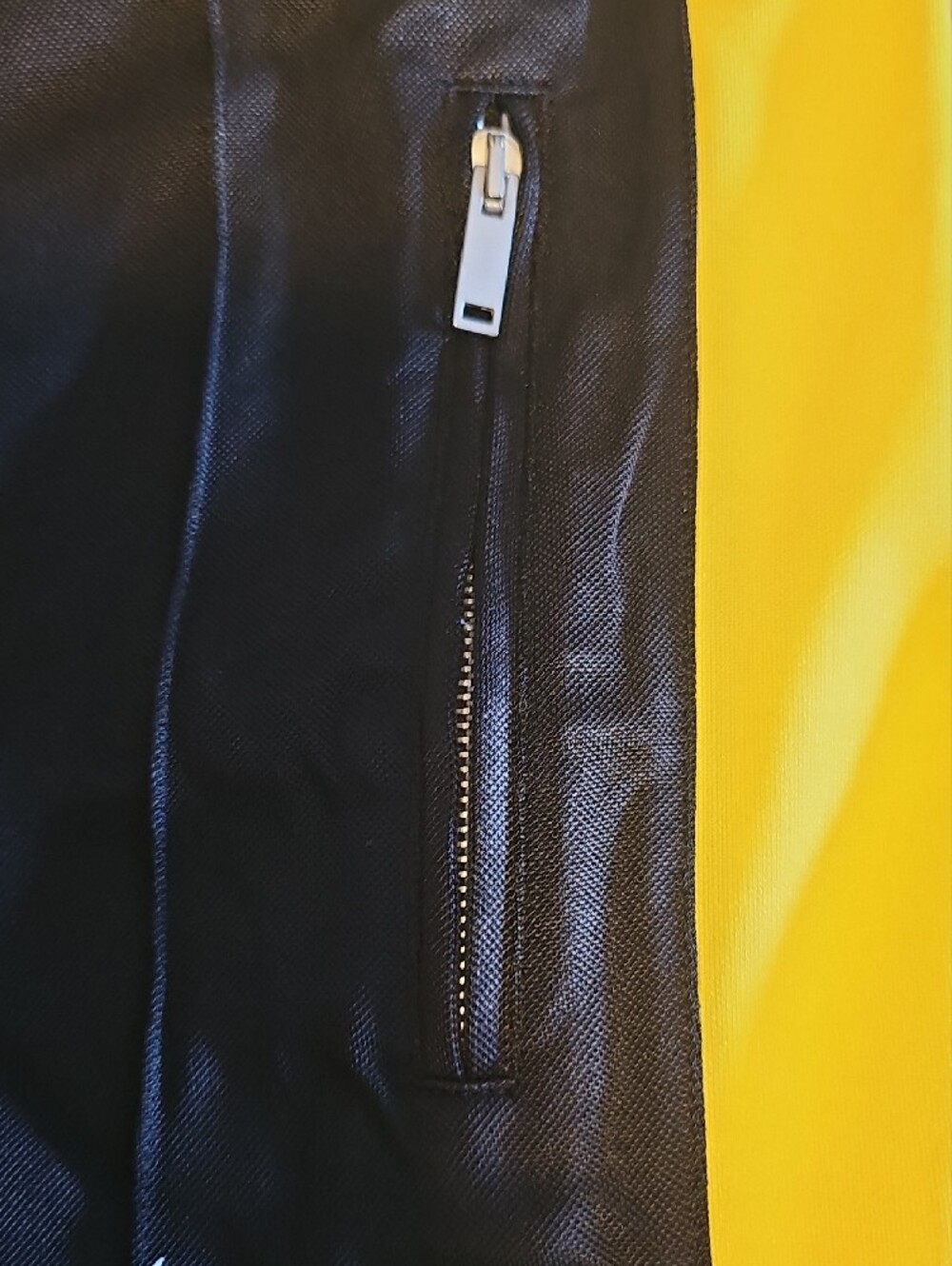 🔥 New Palm Angels Men's Classic Track Shorts Black Yellow - Size Medium Authent - Picture 4 of 11